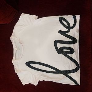 Victoria's Secret "love" Tee - Medium